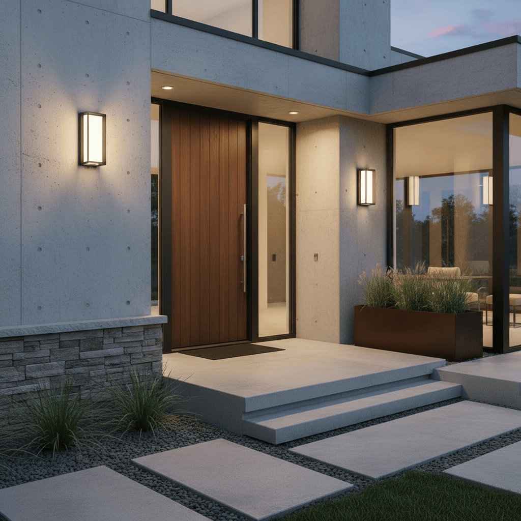 The Lighting Club LED wall light Powerblock LED Outdoor Wall Light - Black L634 BLACK 6007226090918