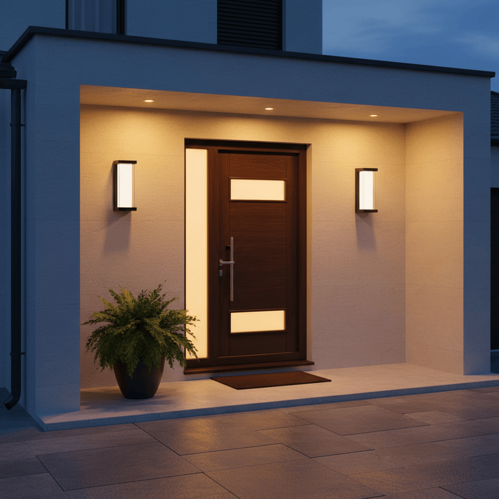 The Lighting Club LED wall light Brightblock LED Outdoor Wall Light - Black L635 BLACK 6007226090925