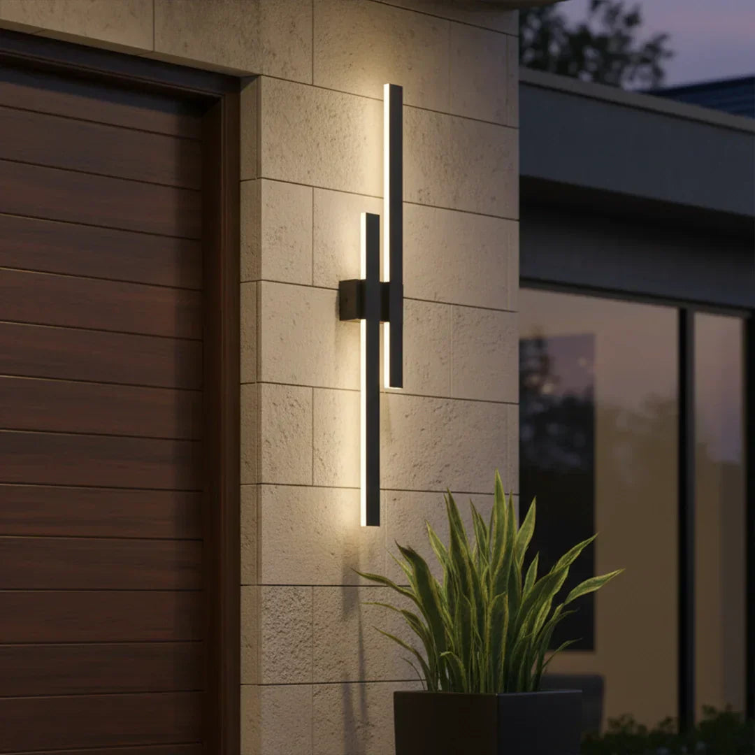 The Lighting Club LED wall light Stoic LED Outdoor Wall Light - Black L641 CCT BK 6007226091069