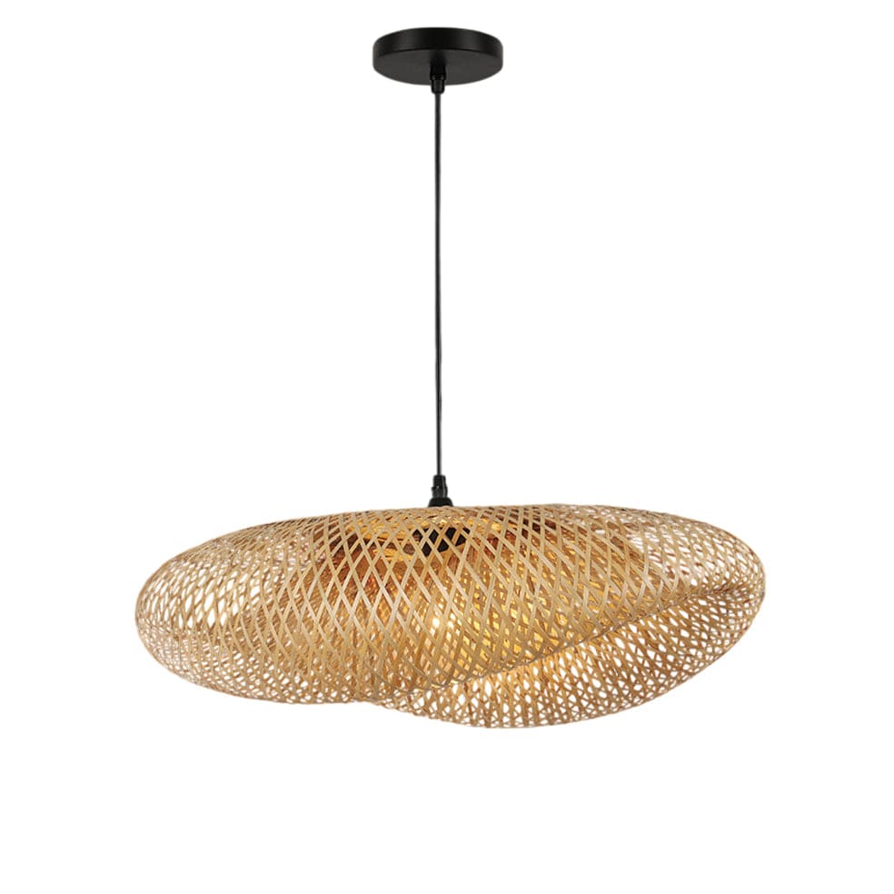 The Lighting Club pendant light WaveForm Rattan Pendant Light