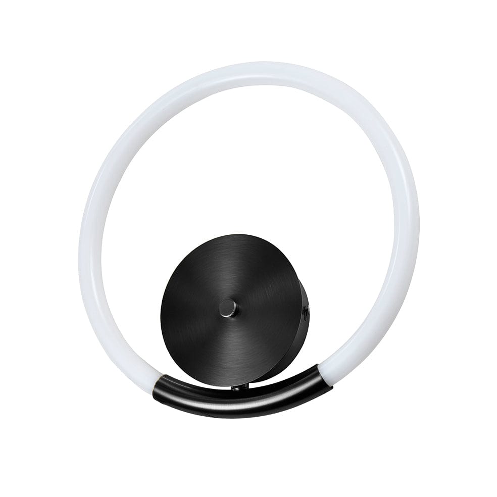 The Lighting Club Wall light Black Halo LED Metal Wall Light Black | Brass LED-409/BL