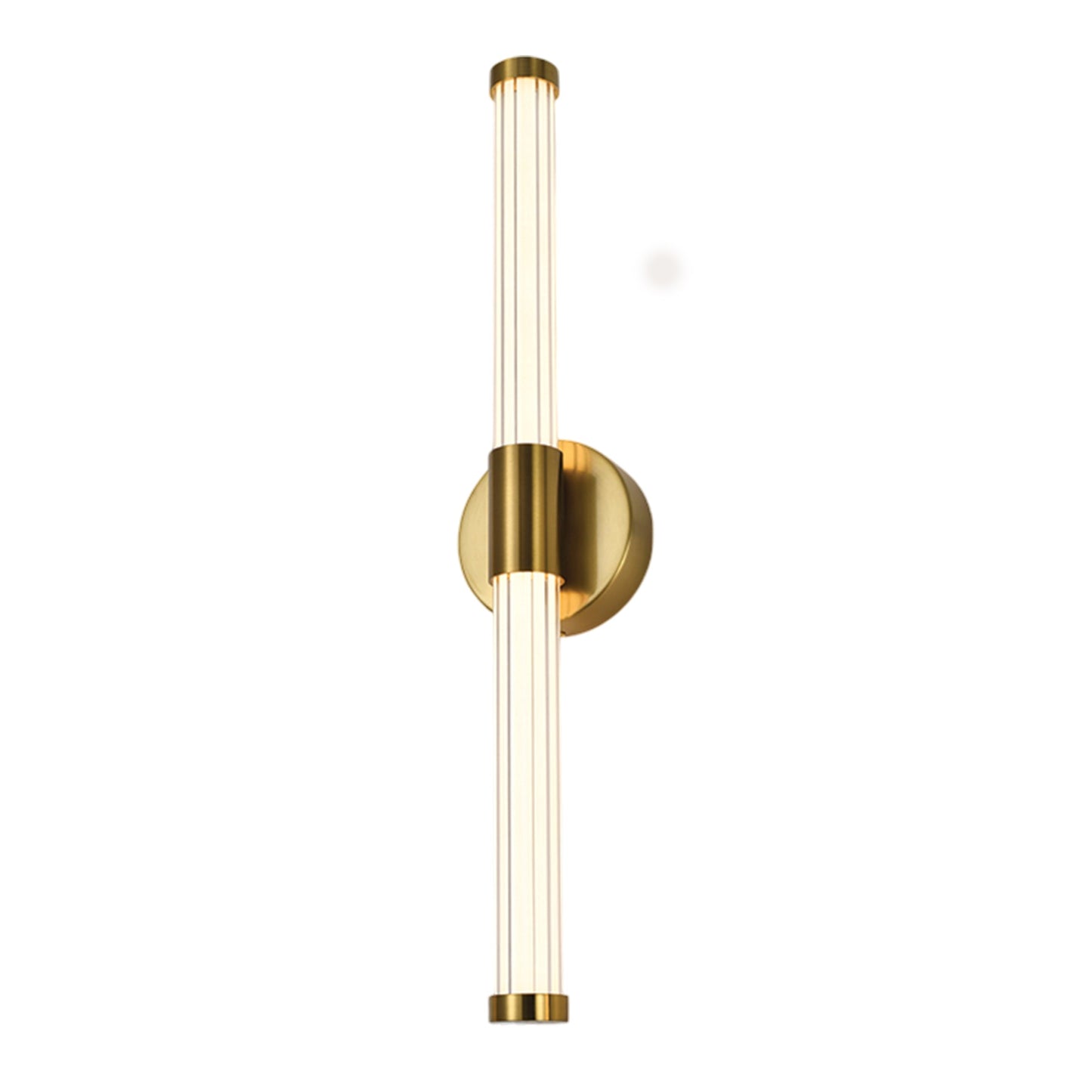 The Lighting Club Wall Light Golden Linear LED Wall Light – 60cm Vertical Tube Sconce LED-500/GD
