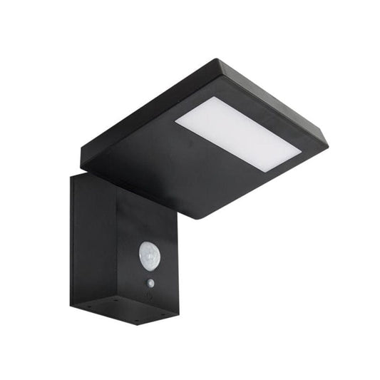 The Lighting Club Outdoor Zinder Solar Wall Light LS026 MATT BK 6007226079715
