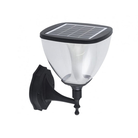 The Lighting Club Outdoor Gobble Solar Wall Light LS030 BLACK