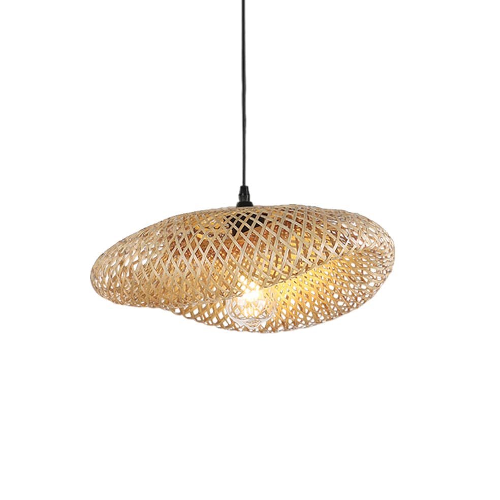 The Lighting Club pendant light Small WaveForm Rattan Pendant Light LW-KLCH-102/40