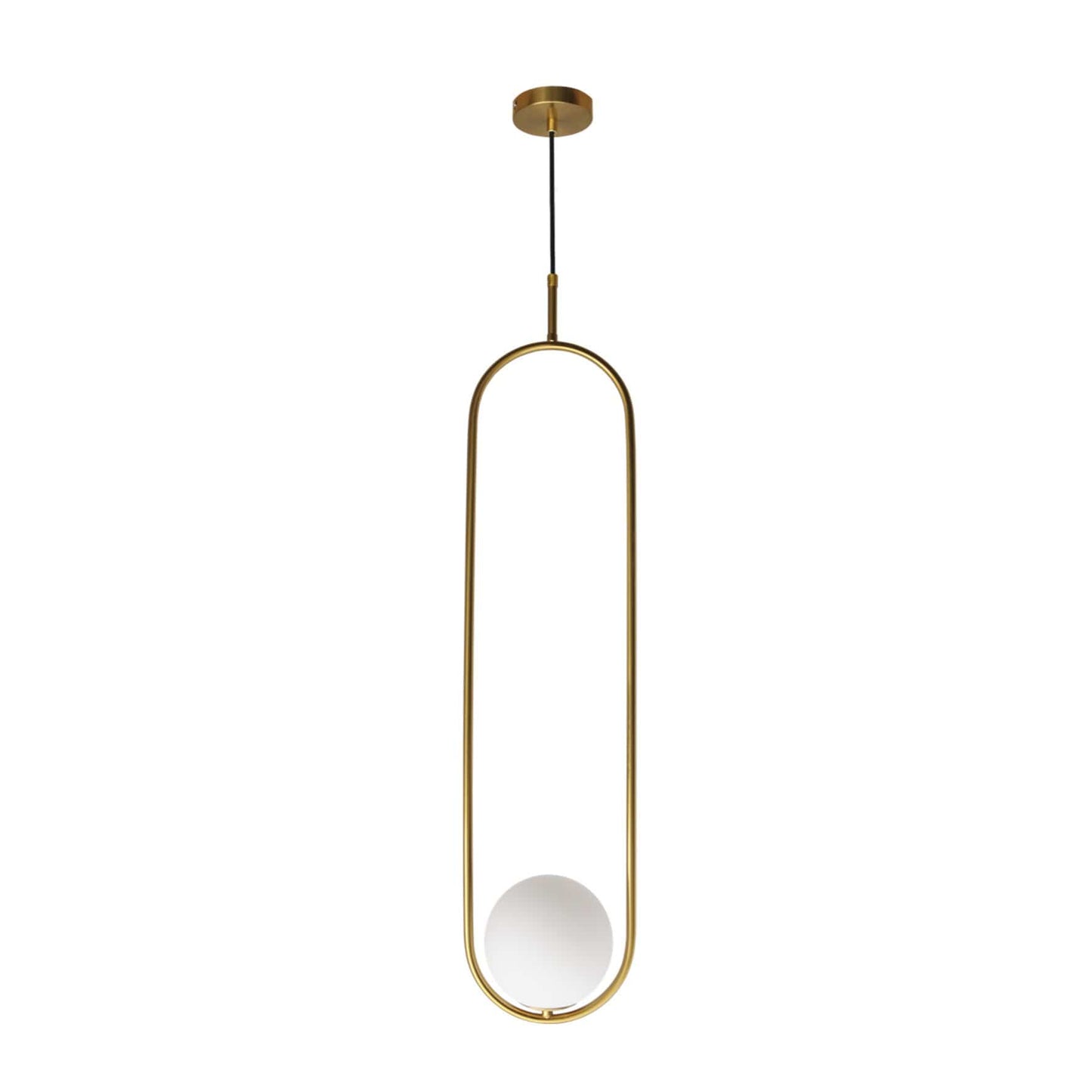 The Lighting Club Gold Tall Pearl Pendant