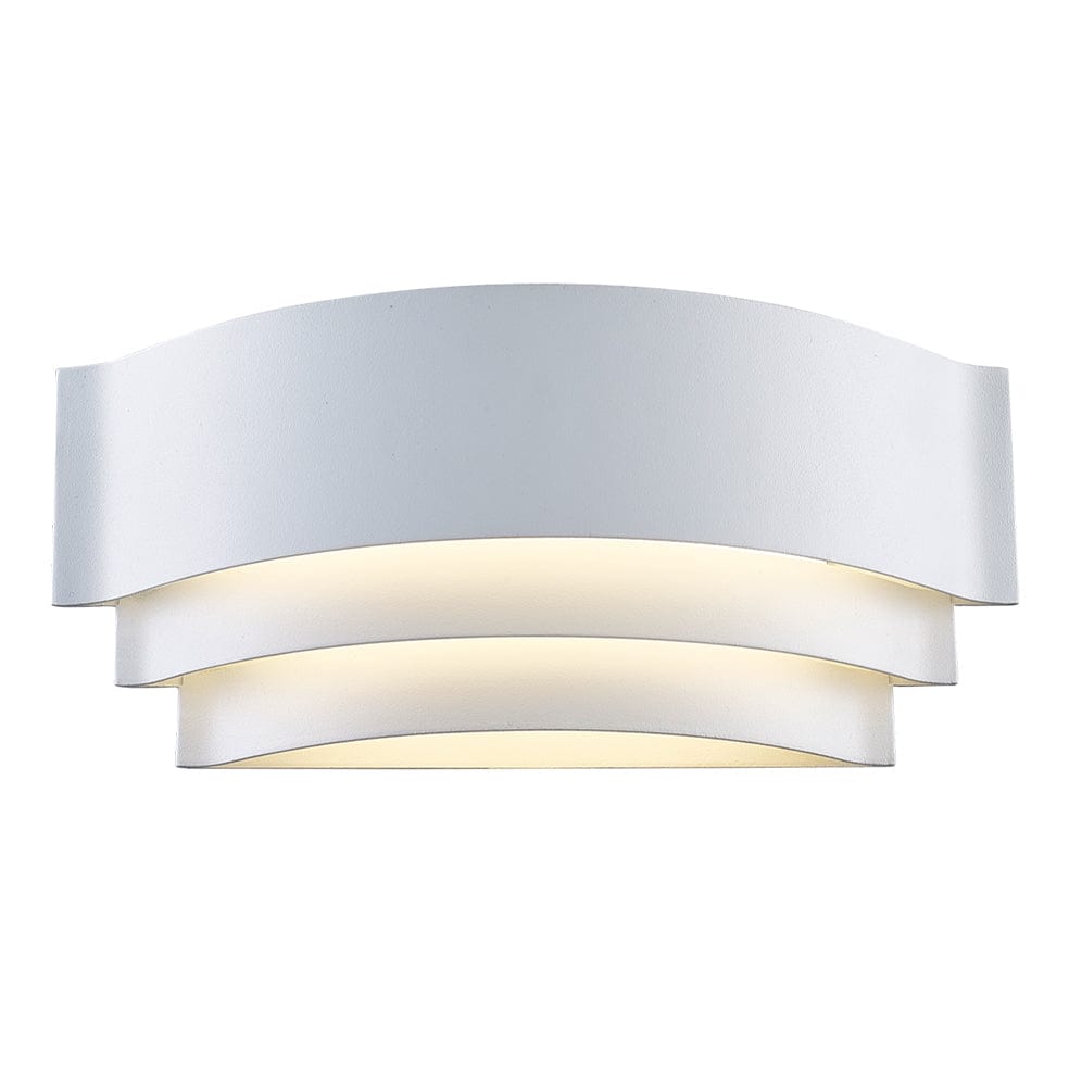 The Lighting Club Wall light Medium Three Step Acrylic and Aluminium Wall Light | Medium or Large M-LED-1463M/WH