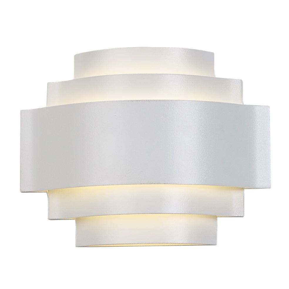 The Lighting Club Wall light Medium Five Step Acrylic and Aluminium Wall Light | Medium or Large M-LED-1464M/WH
