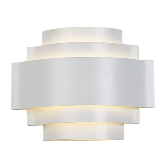 The Lighting Club Wall light Medium Five Step Acrylic and Aluminium Wall Light | Medium or Large M-LED-1464M/WH