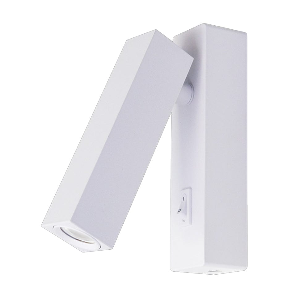 The Lighting Club Wall Light White Talia LED Reading Light Black | White MB-003/WH