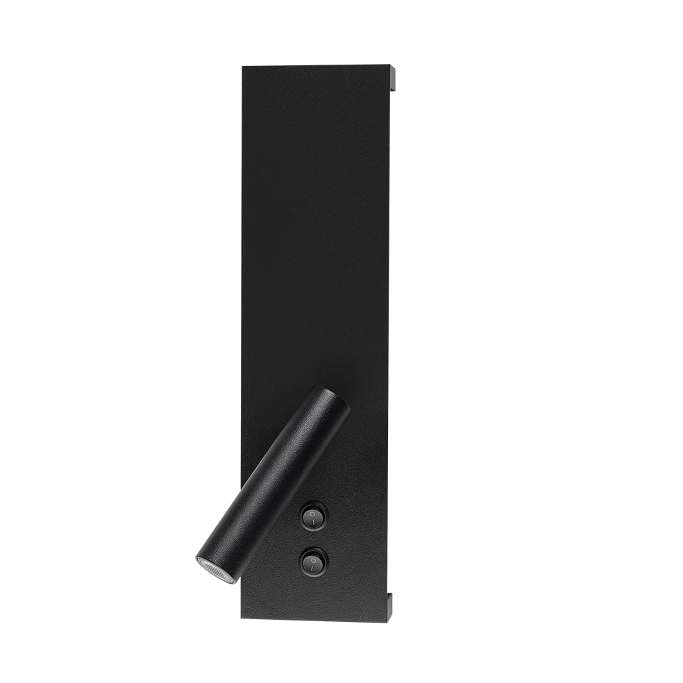 The Lighting Club Wall Light Black Macey Aluminium Reading Wall Light Black | White MB-210/BL