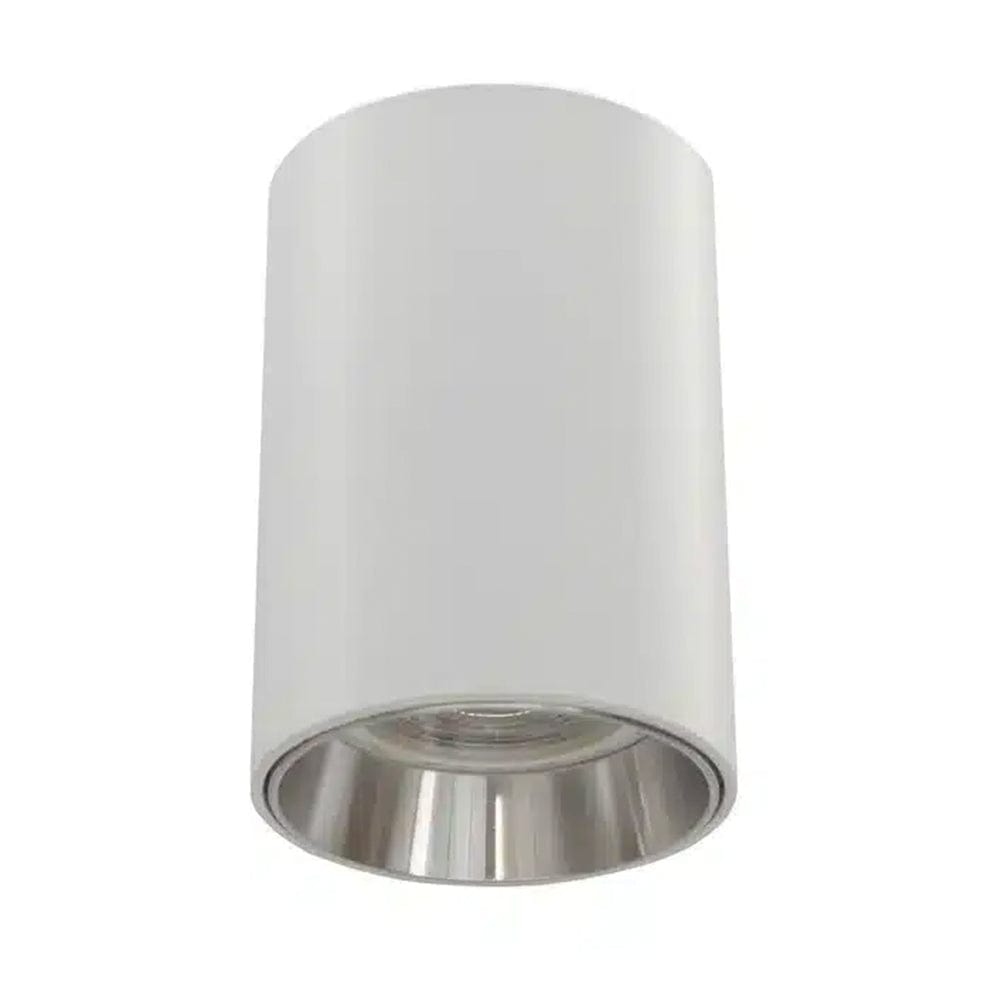 The Lighting Club DOWNLIGHTS White & Silver Inner Polly Aluminium Downlight White | Gold | Silver O-KLS-5180/WH | O-KLS-RING/AL