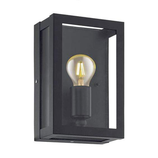 The Lighting Club Alamonte Outdoor Wall Light Black O394 9002759948313