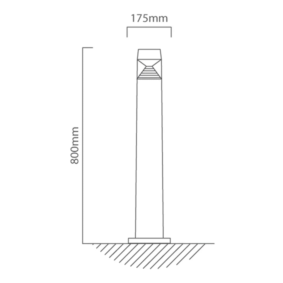 The Lighting Club BOLLARDS Fumagalli Ester 10W LED Bollard O533BFU 6007328390596