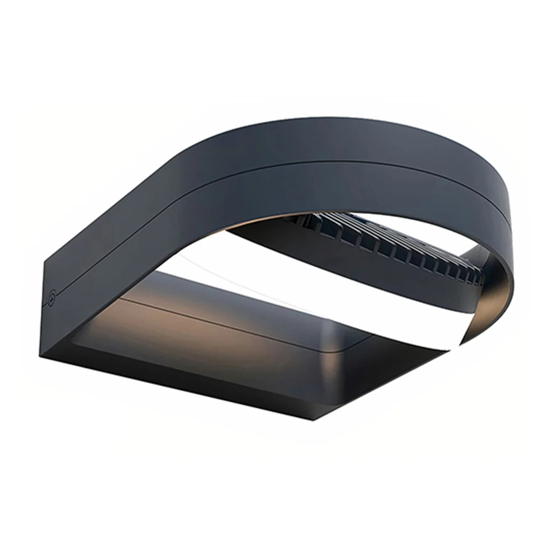 The Lighting Club Wall Light Black Adjustable Outdoor LED Wall Light – Warm White O658 6939412011462
