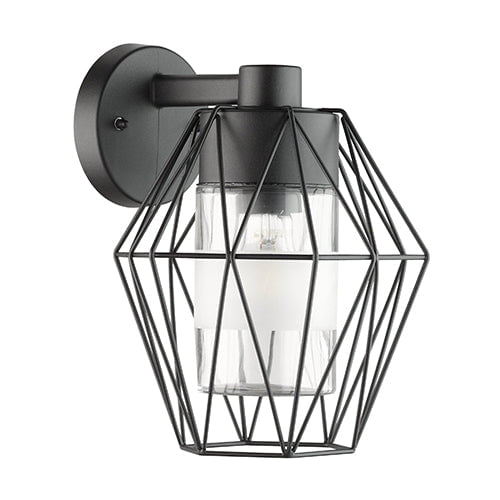 The Lighting Club Wall Light Canove Geometric Outdoor Wall Light - Black O662 9002759972264