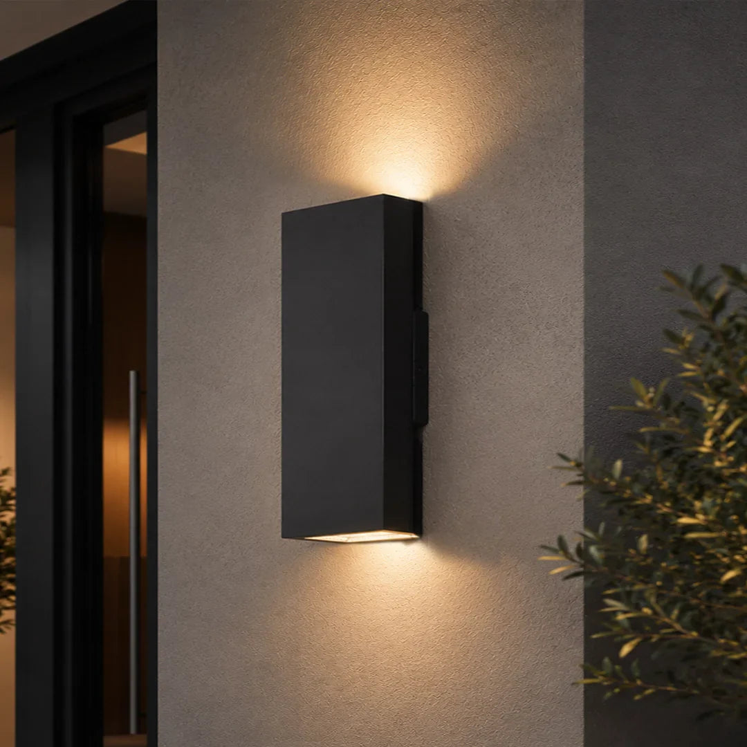 The Lighting Club Wall Light Verti Up and Down LED Wall Light in Black O679 6009551811664