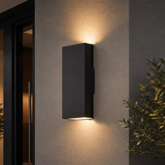 The Lighting Club Wall Light Verti Up and Down LED Wall Light in Black O679 6009551811664