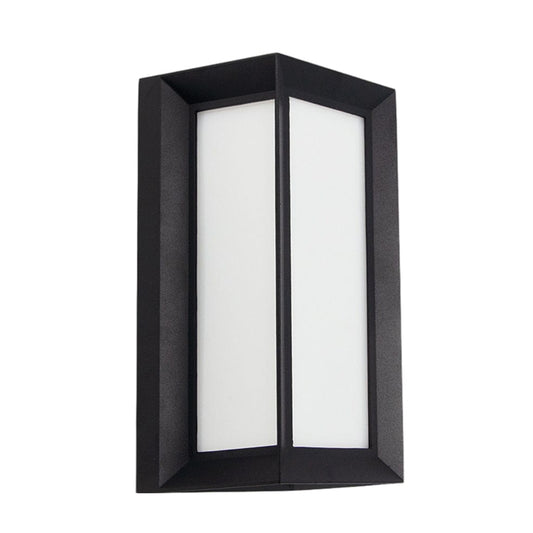 The Lighting Club LED Bulkhead Luma Box LED Vertical Bulkhead - Black P-KLB-LED-403