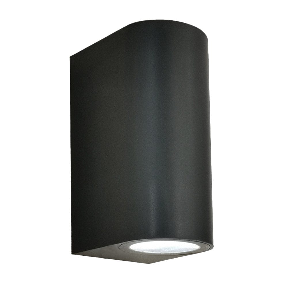 The Lighting Club Outdoor Light Zee Polycarbonate Outdoor Up and Down Wall Light Black P-KLG-9211
