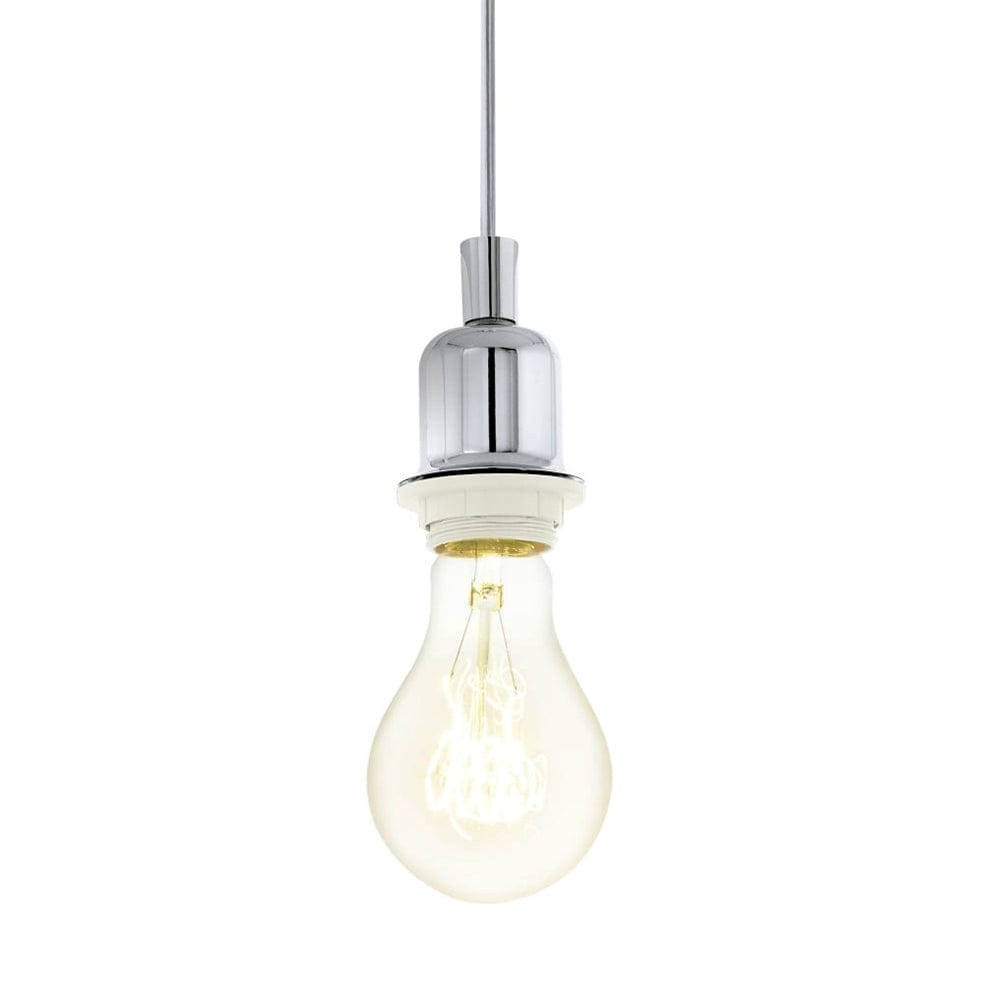 The Lighting Club Wells Single Pendant Light Chrome P1013 9002759498573