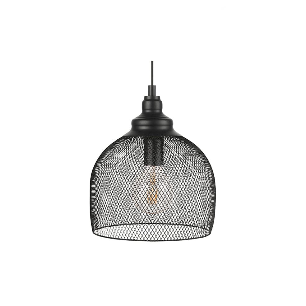 The Lighting Club Black Straiton Pendant Light Copper | Black P1015B 9002759497361