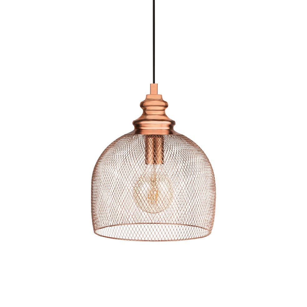 The Lighting Club Copper Straiton Pendant Light Copper | Black P1015C 9002759497385