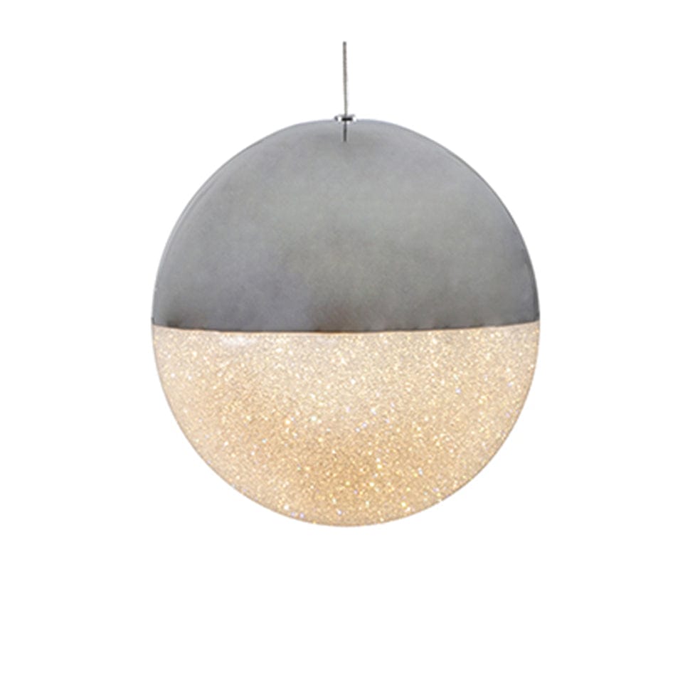 The Lighting Club Chrome Ethereal Metal & Crystal Ball Pendant Light Copper | Brass | Chrome P1081CH 6007328394792