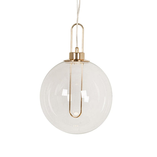 The Lighting Club Gold Euphoria Globe Metal & Glass Pendant Gold | Chrome P1111FG 6007328399391