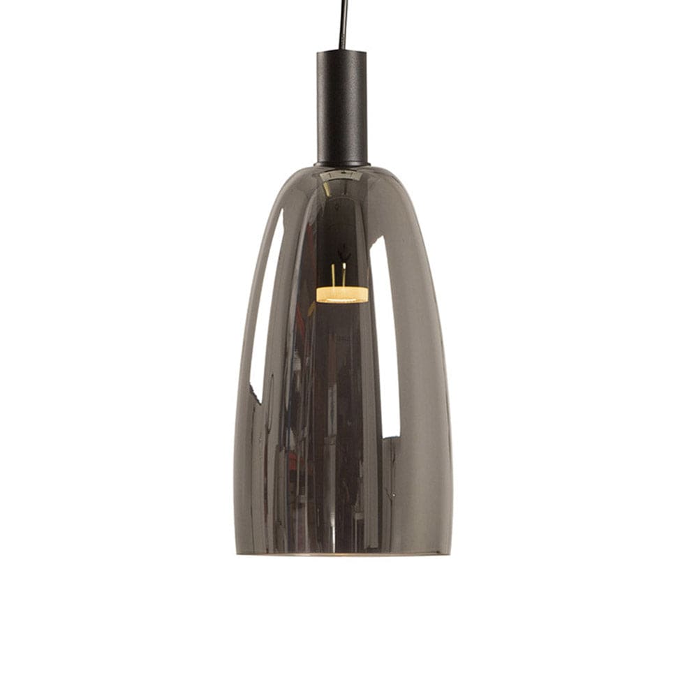 The Lighting Club Pendant Grey/Smoke Candle Pendant Tall | 2 Colour Options P1140GY