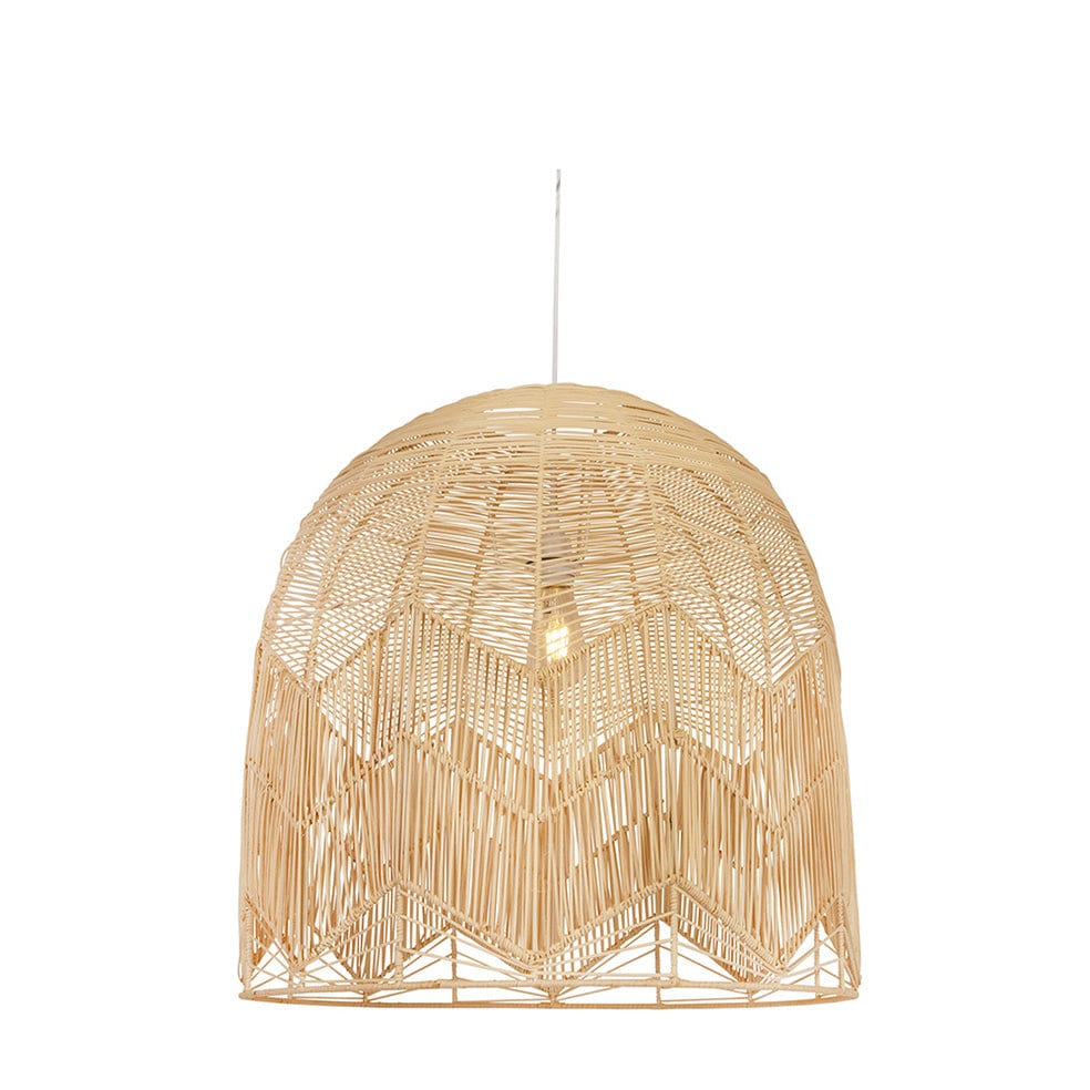 The Lighting Club Small / Natural Toulon Pendant Light - Woven Rattan | 3 colours P1274N 6009551807407