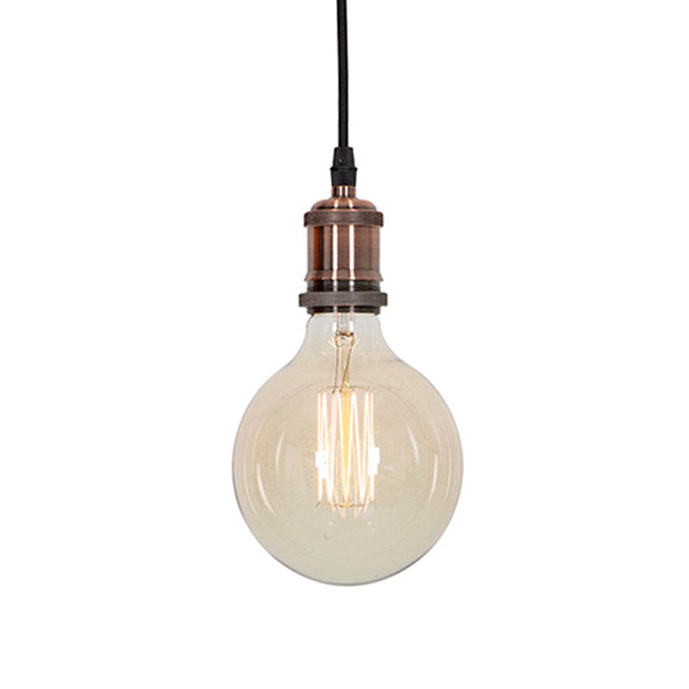 The Lighting Club Pendant Lights Copper Paula Aluminium Pendant Light in Copper | Chrome | Antique Brass P1296C 6009551807988