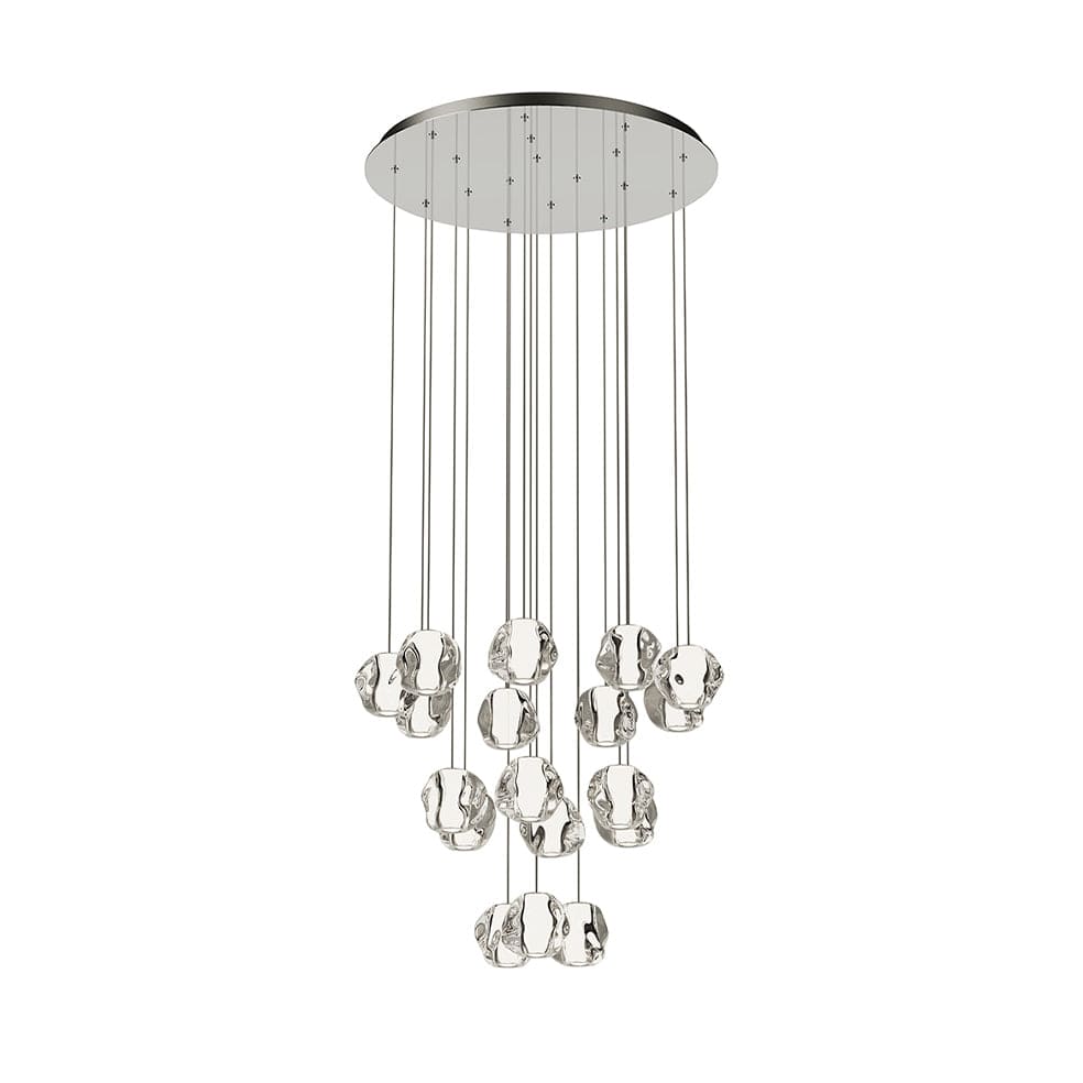 The Lighting Club Chandelier Molten Cluster LED Chandelier Light Chrome P1302CH 6009551809333