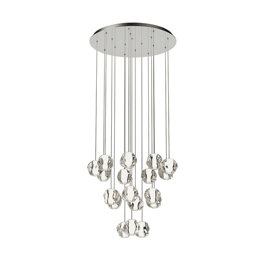 The Lighting Club Chandelier Molten Cluster LED Chandelier Light Chrome P1302CH 6009551809333