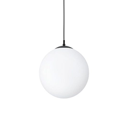 The Lighting Club Pendant Rondo Glass and Metal Pendant Light Black P1304 9008606244409