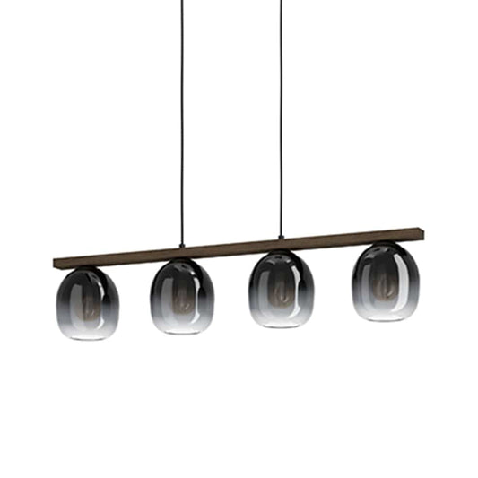 The Lighting Club Pendant Filago Glass and Metal Pendant Light Black P1307 9008606235339