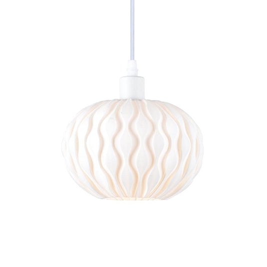 The Lighting Club Pendant Lights Weavesphere Round Metal Pendant Light White P1316 6009551809456