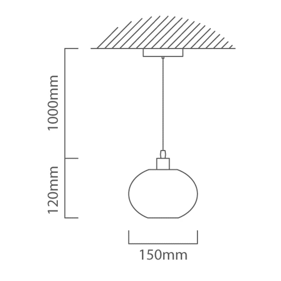 The Lighting Club Pendant Lights Weavesphere Round Metal Pendant Light White P1316 6009551809456