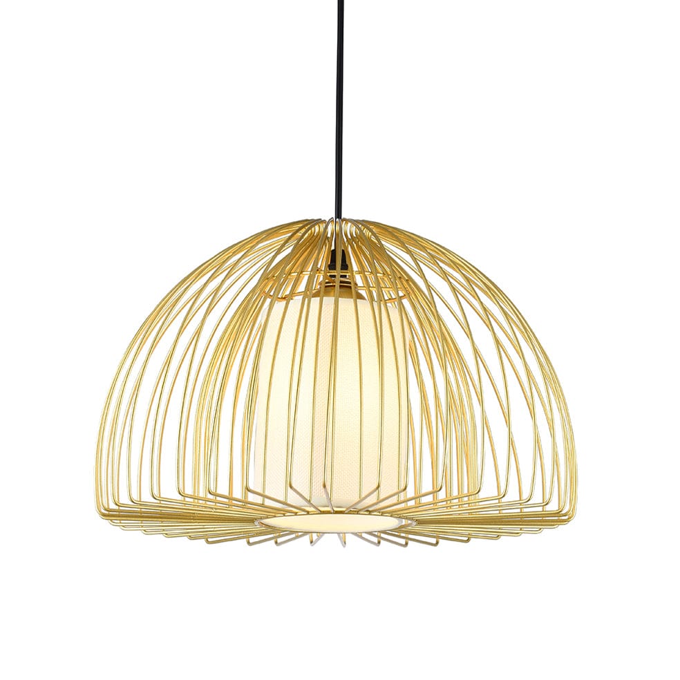 The Lighting Club Pendant Lights Large Sunbeam Metal Pendant Light Gold P1321 6009551809500