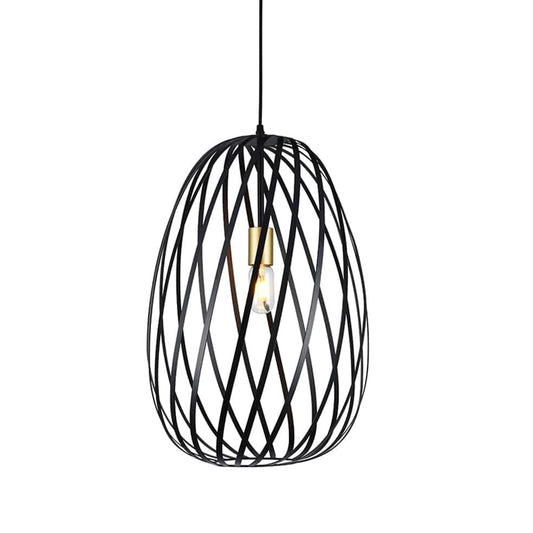 The Lighting Club Pendant Lights Large Noir Elegance Metal Pendant Light P1327 6009551809586