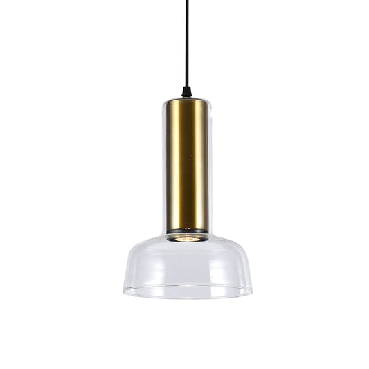 The Lighting Club Pendant Lights Zenith Glass Pendant Light Brass P1328 6009551809593