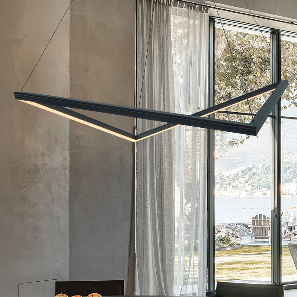 The Lighting Club pendant light Rez Pendant – Black LED 40W P1374 6009551811596