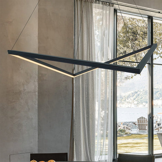 The Lighting Club pendant light Rez Pendant – Black LED 40W P1374 6009551811596