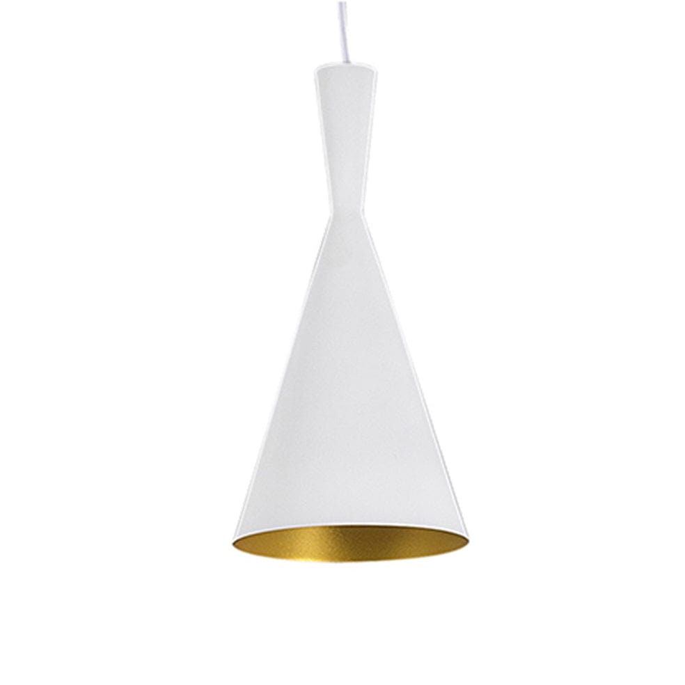 The Lighting Club Pendant White Industria Aluminium Pendant Light White | Black P442WG 6007328375630