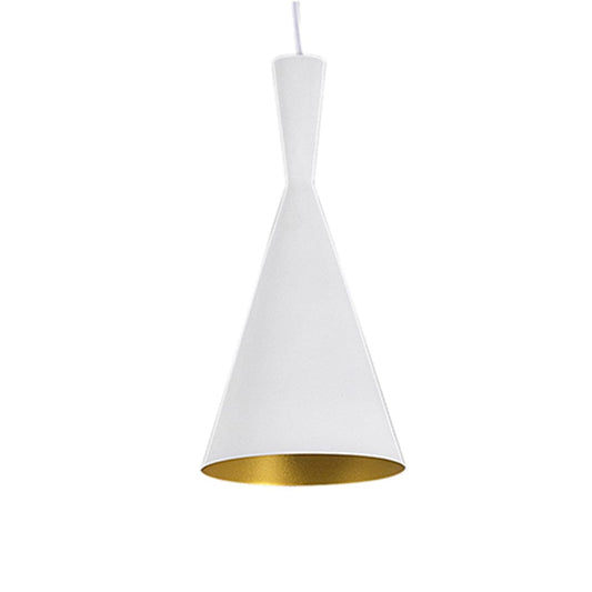 The Lighting Club Pendant White Industria Aluminium Pendant Light White | Black P442WG 6007328375630