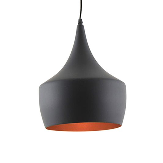 The Lighting Club Pendant Black Indiana Aluminium Pendant Light White | Black P444BG 6007328358213