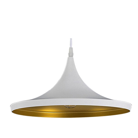 The Lighting Club Pendant Vortex Pendant Light White/Gold P480WG 6007328375661