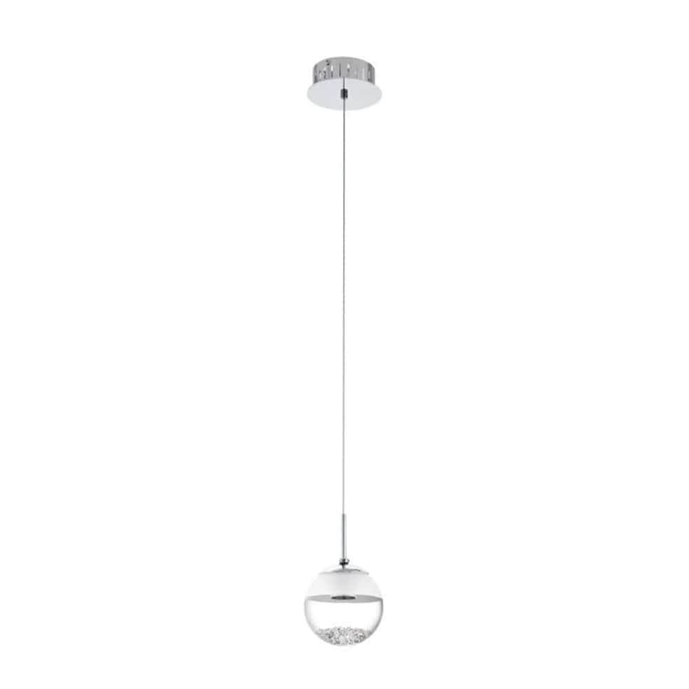 The Lighting Club Pendant Single Pendant Montefio Steel and Glass Pendant Trio Light | Single Light P559 9002759937843