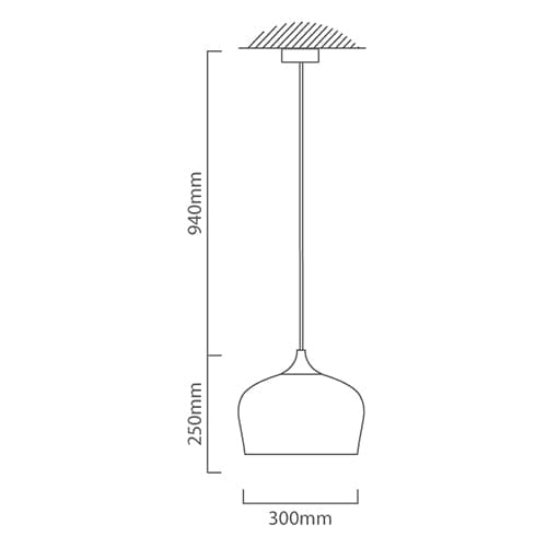 The Lighting Club Pendant Fjord Pendant Light Metal P580W 6007328374084