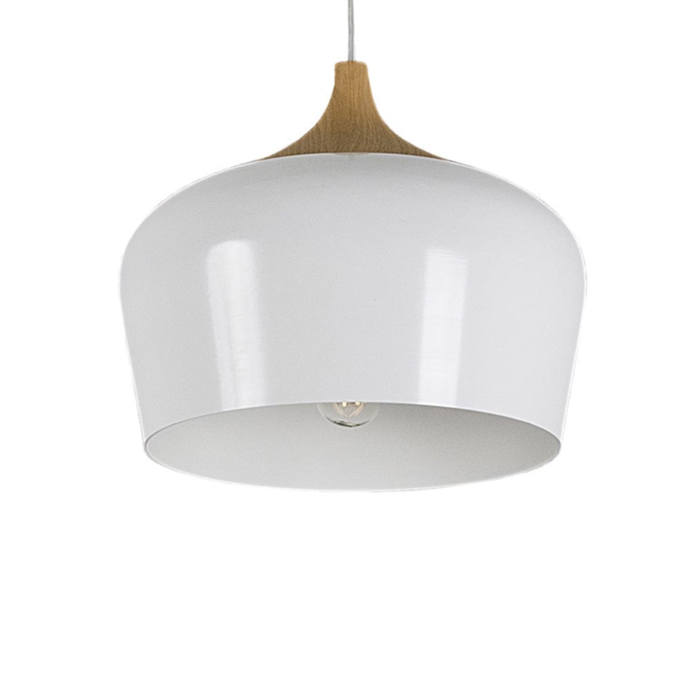 The Lighting Club Pendant Medium Fjord Pendant Light Metal White | Medium or Large P580W 6007328374084